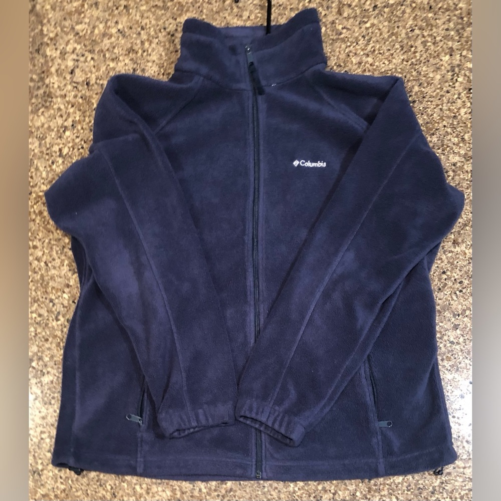 Women’s Navy Blue Columbia Fleece Jacket